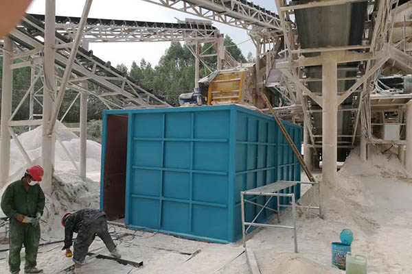 安徽聚塔矿业破碎生产线布袋除尘工程
